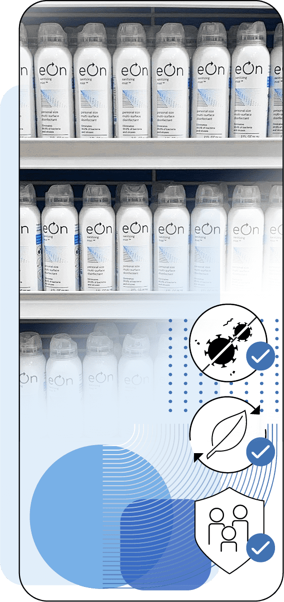 eOn mist on the store shelf