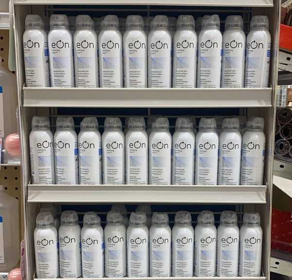 Our Mission Personal size hand sanitation and disinfectant sprays