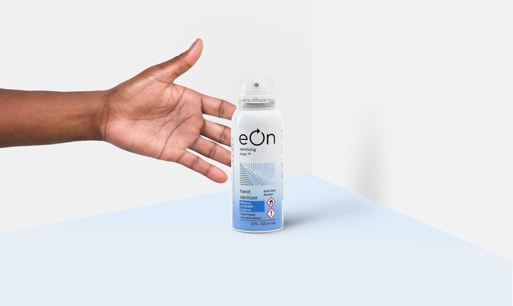 eOn mist™ Personal size hand sanitation and disinfectant sprays